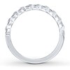 Thumbnail Image 2 of Previously Owned Neil Lane Diamond Wedding Band 1/6 ct tw Round-cut 14K White Gold - Size 5.5