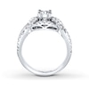 Thumbnail Image 2 of Previously Owned THE LEO Engagement Ring 1 ct tw Round-cut Diamonds 14K White Gold Size 9