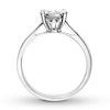 Thumbnail Image 2 of Previously Owned Diamond Engagement Ring 3/8 ct tw Round-cut 14K White Gold Size 4.25