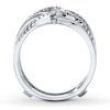 Thumbnail Image 2 of Previously Owned Diamond Enhancer Ring 1/4 ct tw Round-cut 14K White Gold - Size 3.25