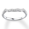 Thumbnail Image 1 of Previously Owned Diamond Wedding Band 1/6 ct tw Round-cut 14K White Gold Size 9.5