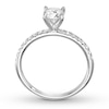 Thumbnail Image 2 of Previously Owned Diamond Engagement Ring 3/4 ct tw Round-cut 14K White Gold - Size 9.75