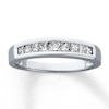 Thumbnail Image 1 of Previously Owned Diamond Anniversary Band 1/2 ct tw Princess-cut 14K White Gold Size 9