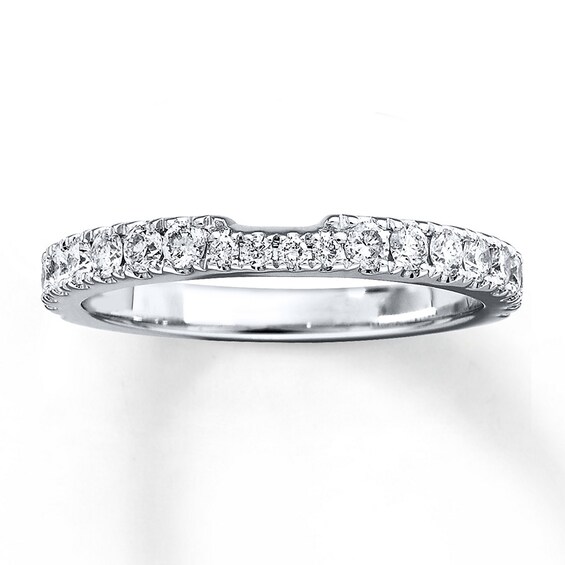 Previously Owned Neil Lane Wedding Band 1/2 ct tw Round-cut Diamonds 14K White Gold Size