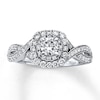 Thumbnail Image 1 of Previously Owned Neil Lane Engagement Ring 7/8 ct tw Round-cut Diamonds 14K White Gold Size 4