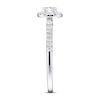 Thumbnail Image 2 of Previously Owned Diamond Engagement Ring 3/8 ct tw Round-cut 10K White Gold Size 9.25