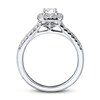 Thumbnail Image 2 of Previously Owned Diamond Engagement Ring 3/8 ct tw Round-cut 10K White Gold