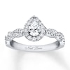 Thumbnail Image 1 of Previously Owned Neil Lane Engagement Ring 3/4 ct tw Round-cut Diamonds 14K White Gold - Size 4