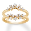 Thumbnail Image 1 of Previously Owned Diamond Enhancer Ring 1/3 ct tw Round-cut 14K Yellow Gold Size 9.75