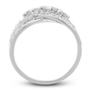 Thumbnail Image 1 of Previously Owned Diamond Fashion Ring 1 ct tw Round-cut 10K White Gold - Size 12.25