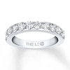 Thumbnail Image 0 of Previously Owned THE LEO Diamond Band 1 ct tw Round-cut 14K White Gold - Size 8.75