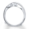 Thumbnail Image 2 of Previously Owned Diamond Enhancer Ring 1/6 ct tw Round-cut 10K White Gold - Size 9.5