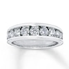 Thumbnail Image 1 of Previously Owned Diamond Wedding Band 1-1/5 ct tw Round-cut 14K White Gold - Size 9.5