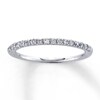 Thumbnail Image 1 of Previously Owned Diamond Anniversary Band 1/4 ct tw Round-cut 10K White Gold - Size 3