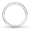 Thumbnail Image 2 of Previously Owned Diamond Anniversary Band 1/4 ct tw Round-cut 10K White Gold - Size 3