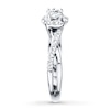 Thumbnail Image 3 of Previously Owned Diamond Engagement Ring 1/2 ct tw Round-cut 10K White Gold Size 10.5