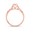 Previously Owned Diamond Ring 1/5 ct tw Round-cut 10K Rose Gold