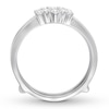 Thumbnail Image 2 of Previously Owned Diamond Enhancer Ring 1/4 ct tw Round-cut 14K White Gold - Size 4
