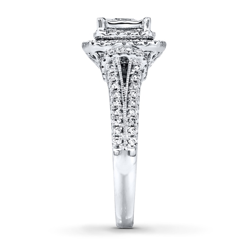 Main Image 3 of Previously Owned Radiant Reflections Engagement Ring 1 ct tw Diamonds 14K Gold Size 9.5