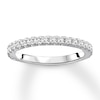 Thumbnail Image 1 of Previously Owned Diamond Wedding Band 3/8 ct tw Round-cut 14K White Gold - Size 4.75