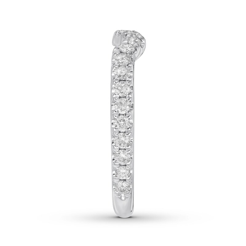 Main Image 3 of Previously Owned Neil Lane Diamond Wedding Band 3/8 ct tw Round-cut 14K White Gold - Size 4.5