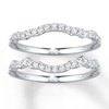Thumbnail Image 0 of Previously Owned Wedding Bands 3/8 ct tw Round-cut Diamonds 14K White Gold - Size 3.5