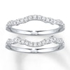 Thumbnail Image 1 of Previously Owned Wedding Bands 3/8 ct tw Round-cut Diamonds 14K White Gold Size 3.5