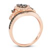 Thumbnail Image 3 of Previously Owned Le Vian Chocolate Diamond Tiara Ring 1/2 ct tw 14K Strawberry Gold - Size 9.75