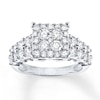 Thumbnail Image 1 of Previously Owned Diamond Engagement Ring 2 ct tw Round-cut 14K White Gold - Size 8