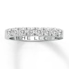 Thumbnail Image 1 of Previously Owned THE LEO Diamond Band 1-1/2 ct tw Round-cut 14K White Gold - Size 6