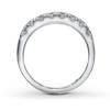 Thumbnail Image 2 of Previously Owned THE LEO Diamond Band 1-1/2 ct tw Round-cut 14K White Gold - Size 6