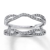 Thumbnail Image 1 of Previously Owned Diamond Enhancer Ring 1/3 ct tw Round-cut 14K White Gold Size 10