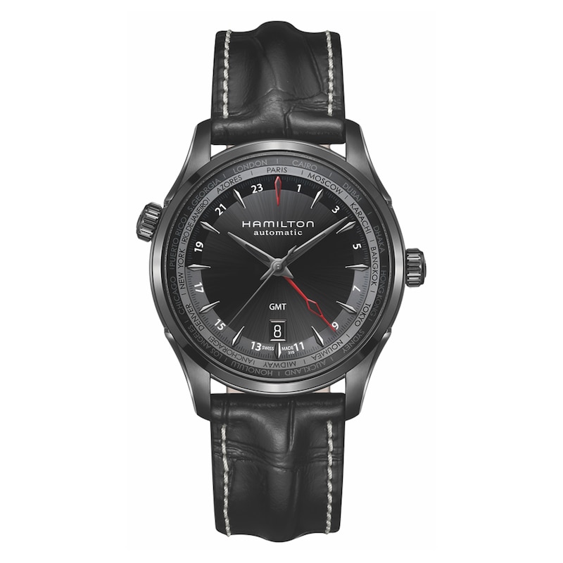 Main Image 1 of Previously Owned Hamilton Jazzmaster GMT Automatic Men's Watch H32685731