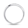 Thumbnail Image 1 of Previously Owned THE LEO Diamond Men's Wedding Band 1/10 ct tw Round-cut 14K White Gold