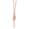 Thumbnail Image 2 of Previously Owned Emmy London Diamond Key Necklace 1/6 ct tw 10K Rose Gold 20"