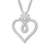 Thumbnail Image 1 of Previously Owned Emmy London Diamond Heart Necklace 1/5 ct tw Sterling Silver 20"
