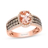 Thumbnail Image 1 of Previously Owned Le Vian Morganite Ring 1/2 ct tw Diamonds 14K Strawberry Gold