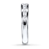 Thumbnail Image 3 of Previously Owned Diamond Anniversary Band 1/2 ct tw Round-cut 14K White Gold - Size 4.5