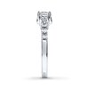 Thumbnail Image 2 of Previously Owned THE LEO Engagement Ring 7/8 ct tw Princess & Round-cut Diamonds 14K White Gold - Size 8.75