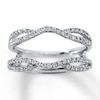 Thumbnail Image 1 of Previously Owned Diamond Enhancer Ring 1/3 ct tw Round-cut 14K White Gold Size 9.75