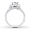 Thumbnail Image 1 of Previously Owned Neil Lane Diamond Engagement Ring 3 ct tw Princess & Round-cut 14K White Gold