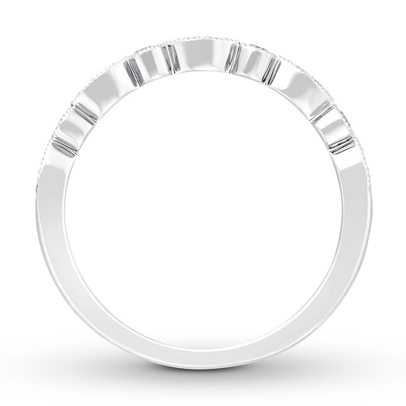 Main Image 2 of Previously Owned Neil Lane Diamond Wedding Band 1/5 ct tw Round-cut 14K Gold