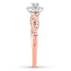Thumbnail Image 3 of Previously Owned Diamond Engagement Ring 3/8 ct tw Round-cut 10K Two-Tone Gold