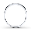 Previously Owned Men's Diamond Wedding Band 1/4 ct tw Round-cut 10K White Gold