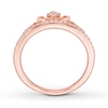 Thumbnail Image 2 of Previously Owned Emmy London Diamond Tiara Ring 1/5 cttw Round-cut 10K Rose Gold