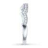 Thumbnail Image 3 of Previously Owned Diamond Wedding Band 1/6 ct tw Round-cut 14K White Gold Size 4