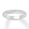 Thumbnail Image 0 of Previously Owned Diamond Wedding Band 3/8 ct tw Round-cut 14K White Gold - Size 10