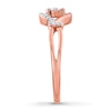 Thumbnail Image 3 of Previously Owned Diamond Ring 1/8 ct tw Round-cut 10K Rose Gold - Size 4.75