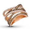 Thumbnail Image 1 of Previously Owned Le Vian Chocolate & Nude Diamond Ring 1-5/8 ct tw 14K Strawberry Gold - Size 10