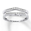 Thumbnail Image 1 of Previously Owned Enhancer 1/4 ct tw Round-cut Diamonds 14K White Gold - Size 5.25